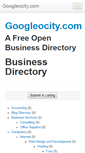 Mobile Screenshot of googleocity.com